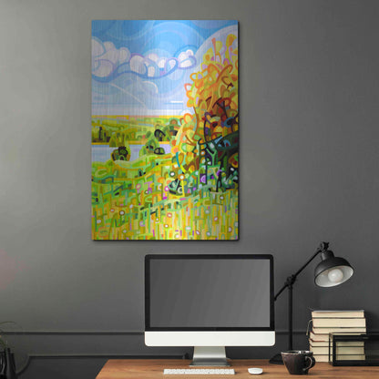 Luxe Metal Art 'Almost Autumn' by Mandy Budan, Metal Wall Art,24x36