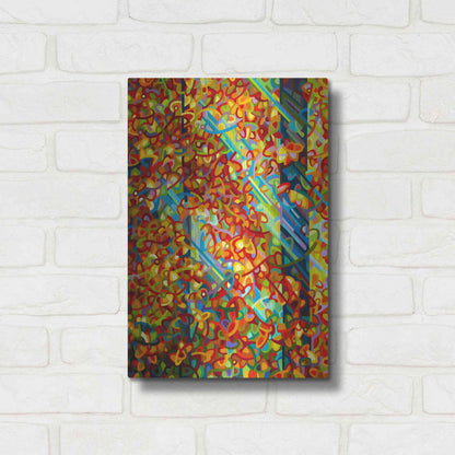 Luxe Metal Art 'Beaming' by Mandy Budan, Metal Wall Art,12x16