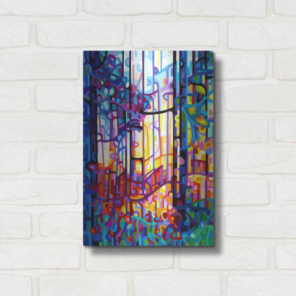 Luxe Metal Art 'Heart of Gold' by Mandy Budan, Metal Wall Art,12x16