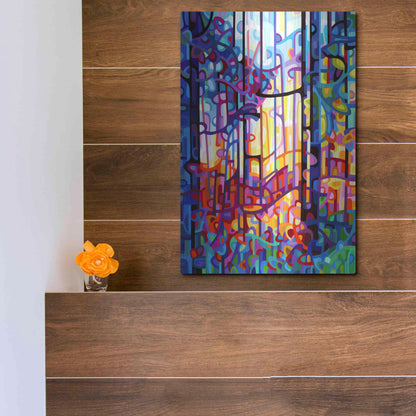 Luxe Metal Art 'Heart of Gold' by Mandy Budan, Metal Wall Art,12x16