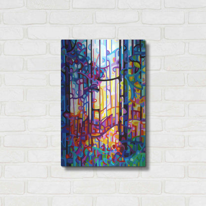 Luxe Metal Art 'Heart of Gold' by Mandy Budan, Metal Wall Art,16x24