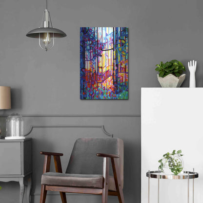 Luxe Metal Art 'Heart of Gold' by Mandy Budan, Metal Wall Art,16x24