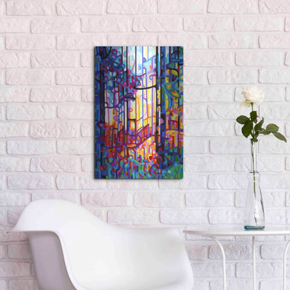 Luxe Metal Art 'Heart of Gold' by Mandy Budan, Metal Wall Art,16x24