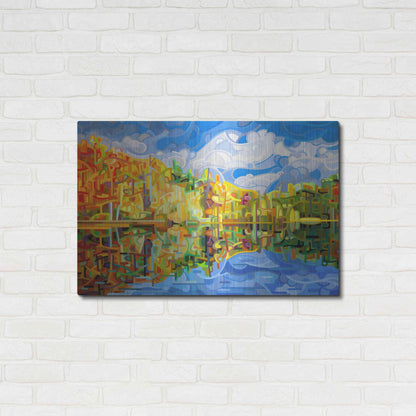 Luxe Metal Art 'Falling' by Mandy Budan, Metal Wall Art,36x24