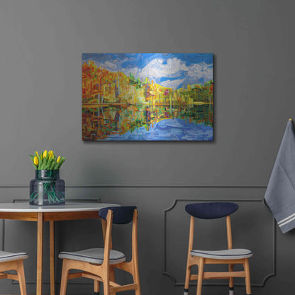 Luxe Metal Art 'Falling' by Mandy Budan, Metal Wall Art,36x24