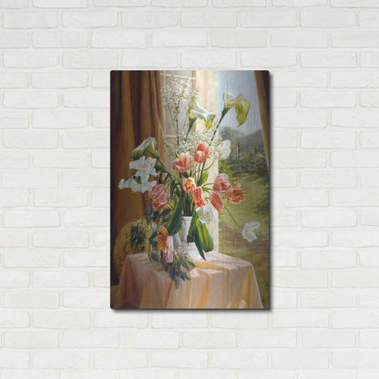 Luxe Metal Art 'By The Window' by Robin Anderson, Metal Wall Art,24x36