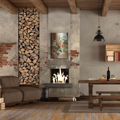 Luxe Metal Art 'By The Window' by Robin Anderson, Metal Wall Art,24x36