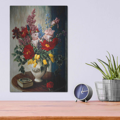 Luxe Metal Art 'Casa Maruja' by Robin Anderson, Metal Wall Art,12x16