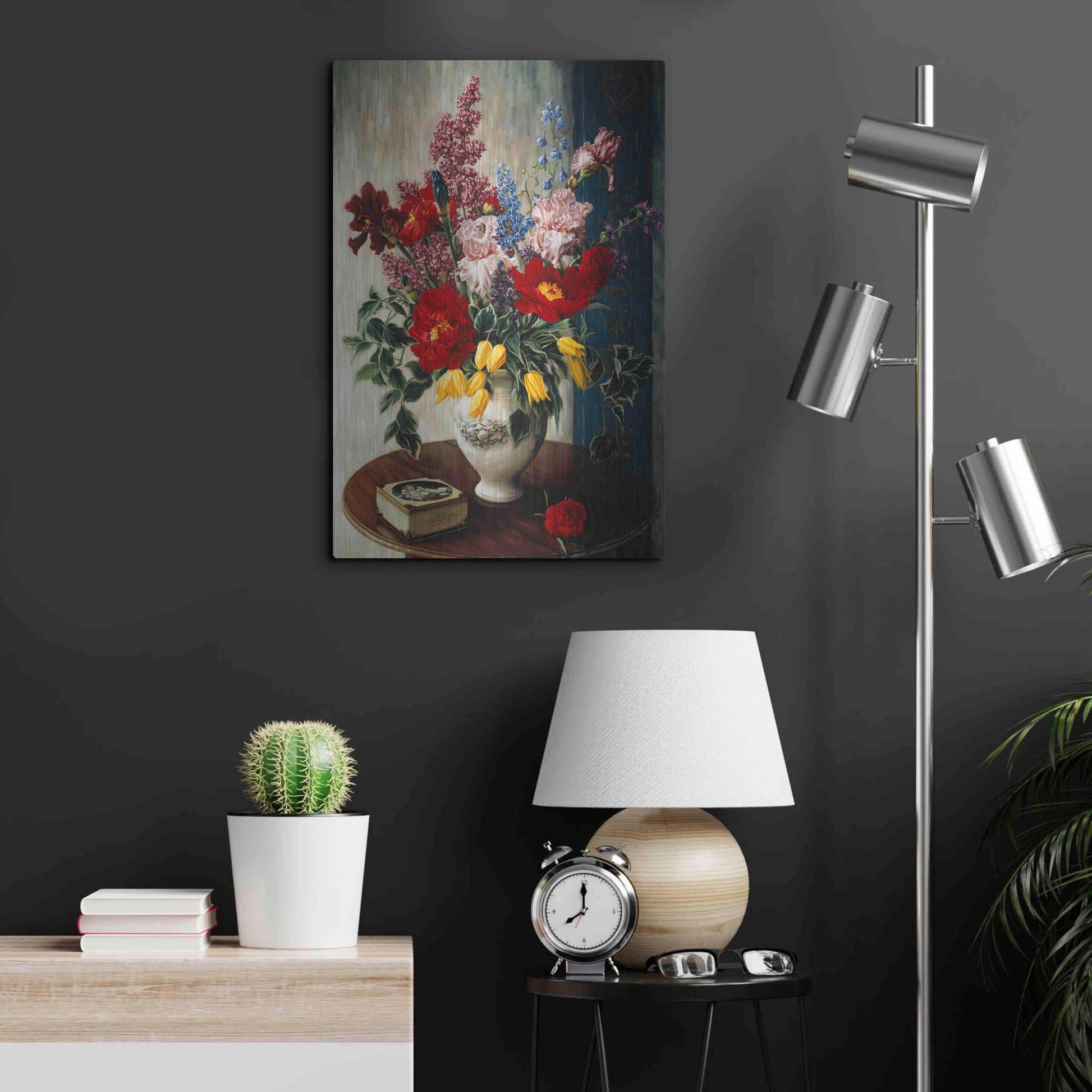 Luxe Metal Art 'Casa Maruja' by Robin Anderson, Metal Wall Art,16x24