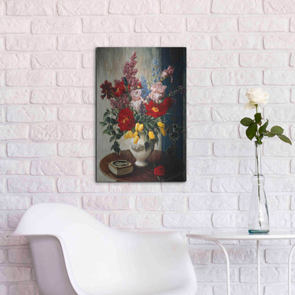 Luxe Metal Art 'Casa Maruja' by Robin Anderson, Metal Wall Art,16x24