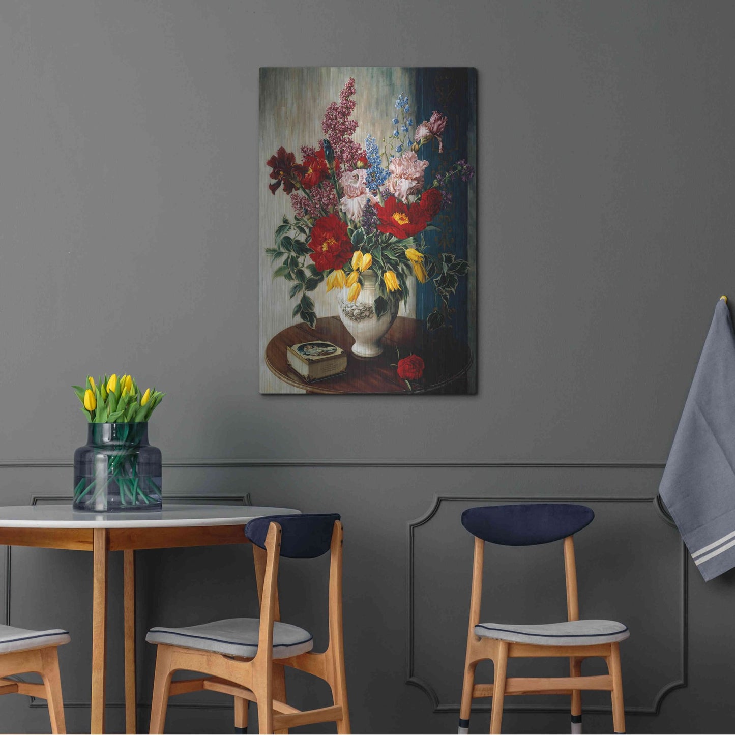 Luxe Metal Art 'Casa Maruja' by Robin Anderson, Metal Wall Art,24x36