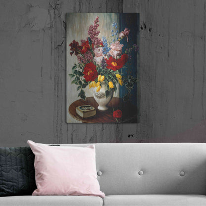 Luxe Metal Art 'Casa Maruja' by Robin Anderson, Metal Wall Art,24x36