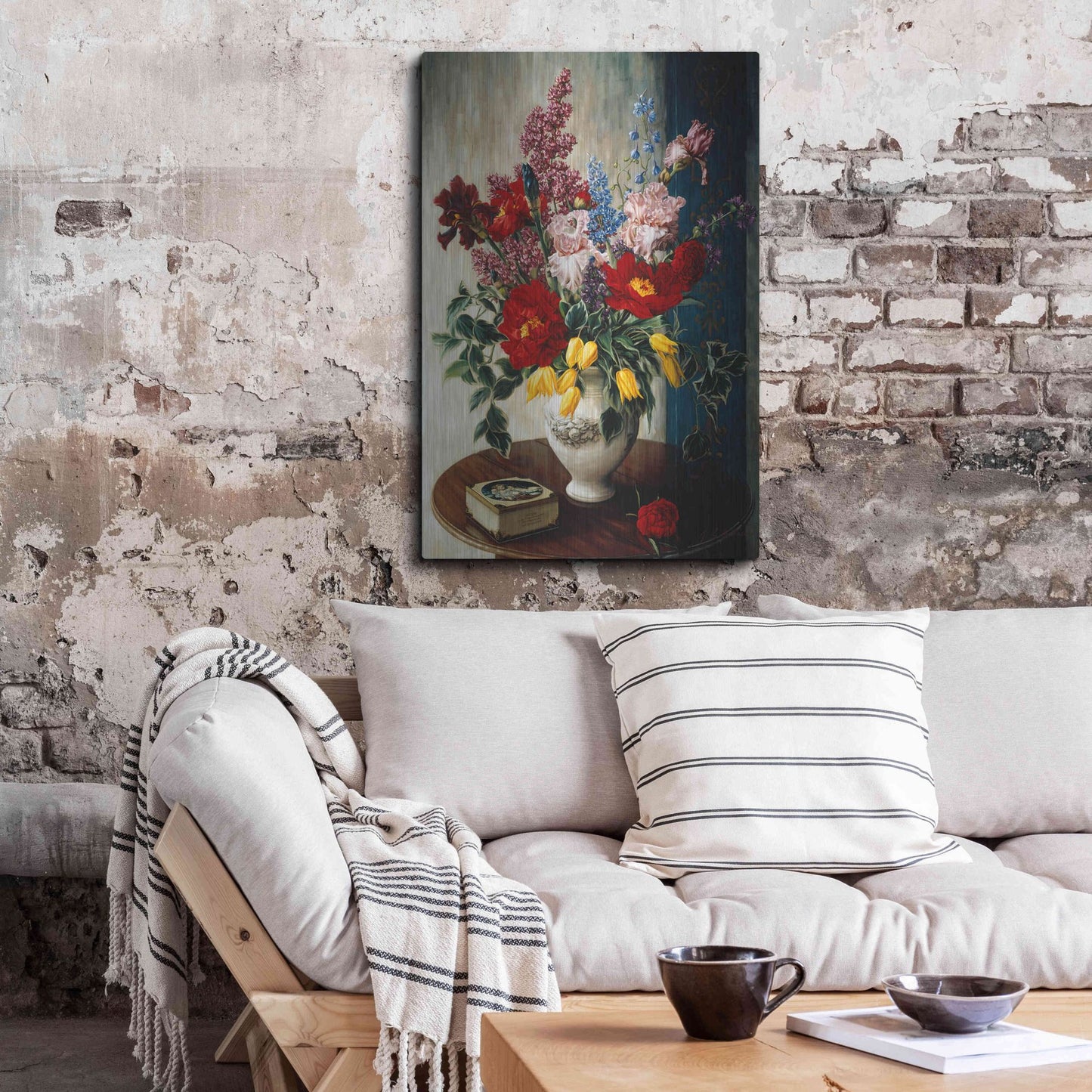 Luxe Metal Art 'Casa Maruja' by Robin Anderson, Metal Wall Art,24x36