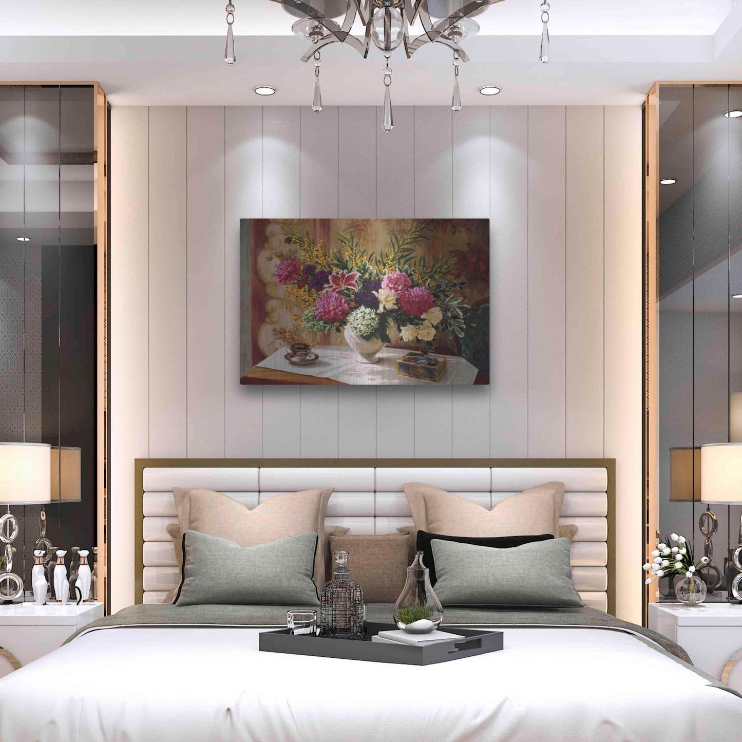 Luxe Metal Art 'Lu' by Robin Anderson, Metal Wall Art,36x24