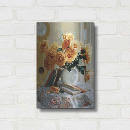 Luxe Metal Art 'Five-O-Five' by Robin Anderson, Metal Wall Art,12x16