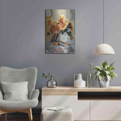 Luxe Metal Art 'Five-O-Five' by Robin Anderson, Metal Wall Art,16x24