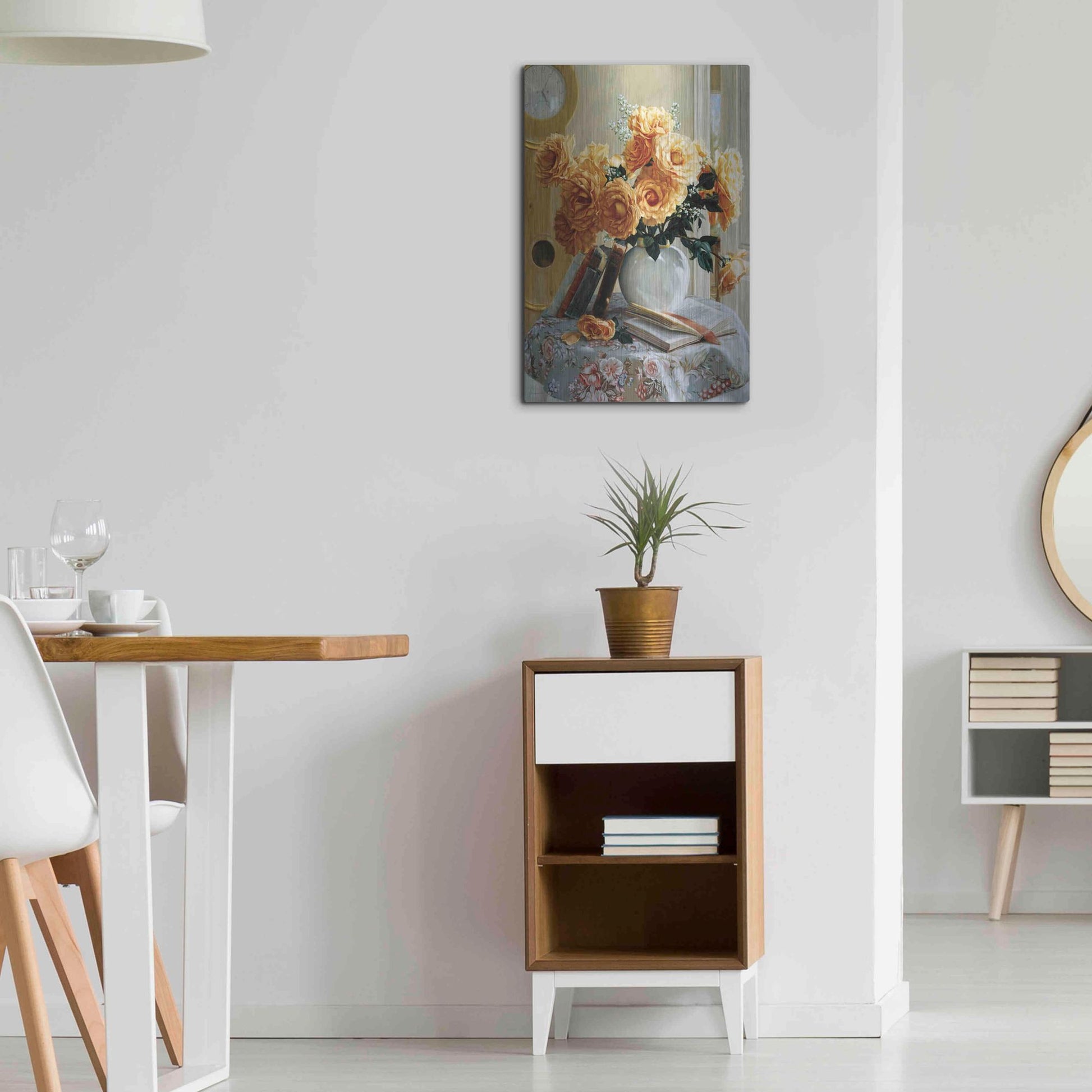 Luxe Metal Art 'Five-O-Five' by Robin Anderson, Metal Wall Art,16x24