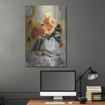 Luxe Metal Art 'Five-O-Five' by Robin Anderson, Metal Wall Art,24x36