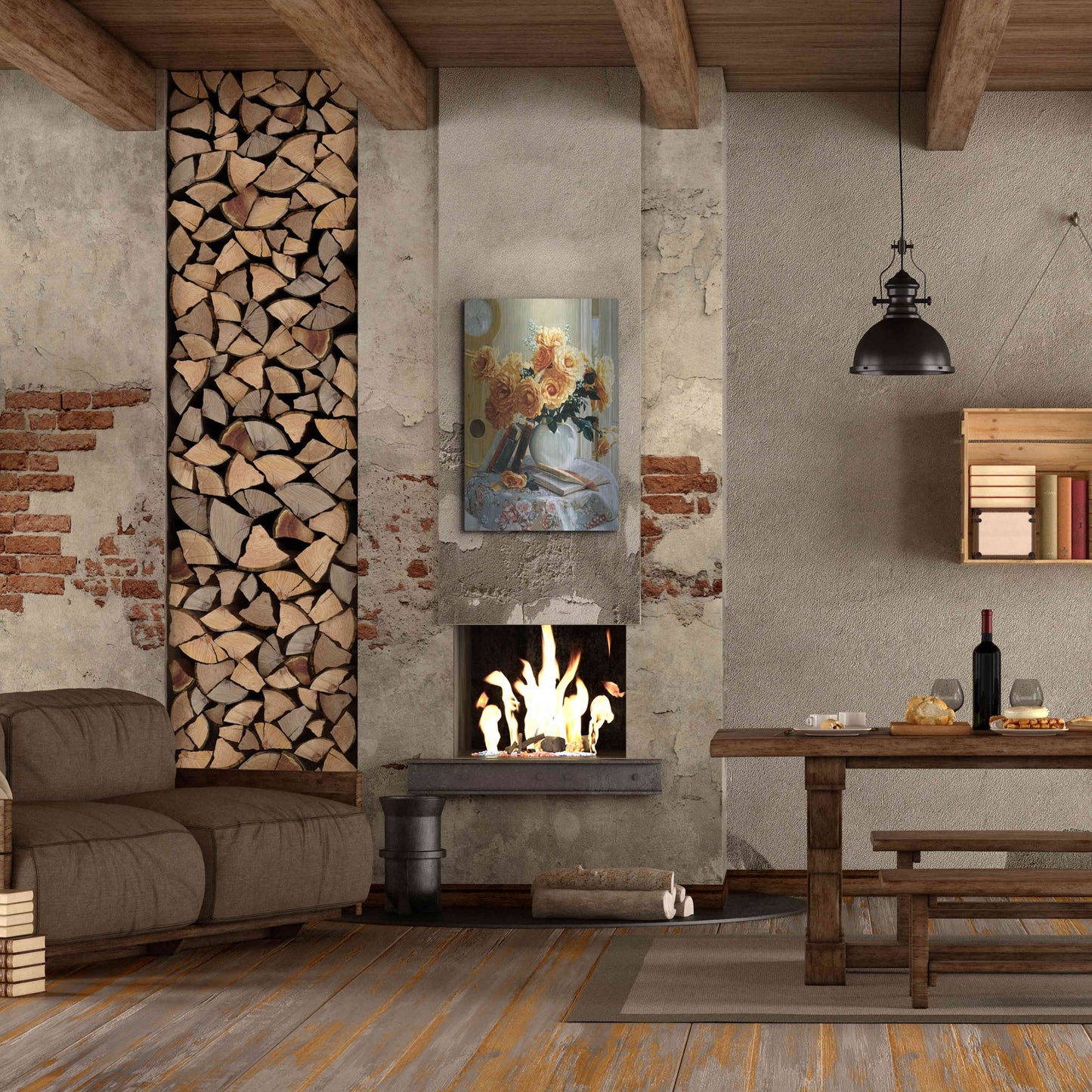 Luxe Metal Art 'Five-O-Five' by Robin Anderson, Metal Wall Art,24x36