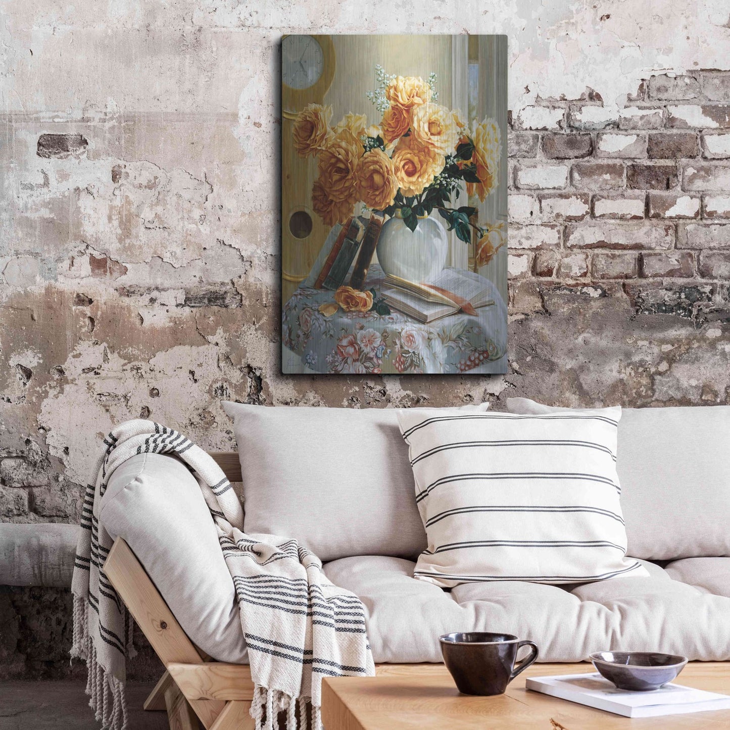 Luxe Metal Art 'Five-O-Five' by Robin Anderson, Metal Wall Art,24x36