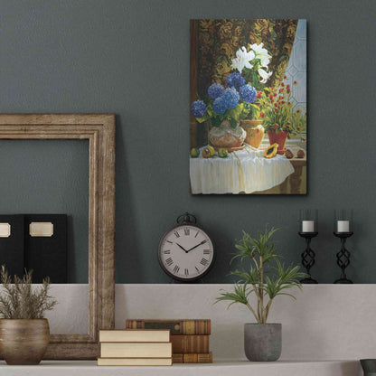 Luxe Metal Art ' Summer garden' by Robin Anderson, Metal Wall Art,12x16