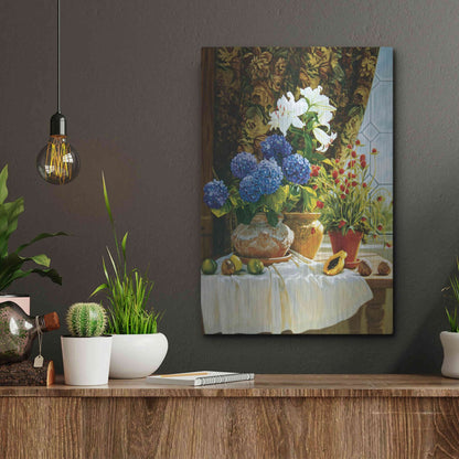 Luxe Metal Art ' Summer garden' by Robin Anderson, Metal Wall Art,12x16