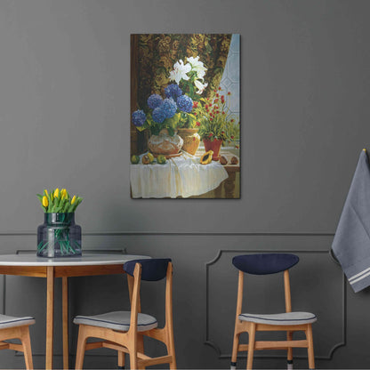 Luxe Metal Art ' Summer garden' by Robin Anderson, Metal Wall Art,24x36