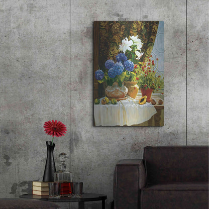 Luxe Metal Art ' Summer garden' by Robin Anderson, Metal Wall Art,24x36