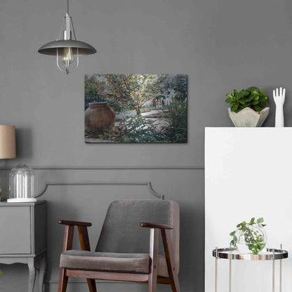 Luxe Metal Art 'The Cottage' by Robin Anderson, Metal Wall Art,24x16