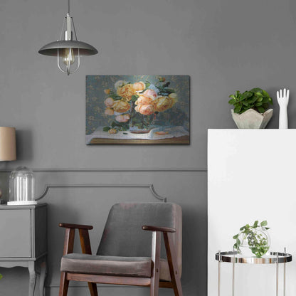 Luxe Metal Art 'Sherrie' by Robin Anderson, Metal Wall Art,24x16