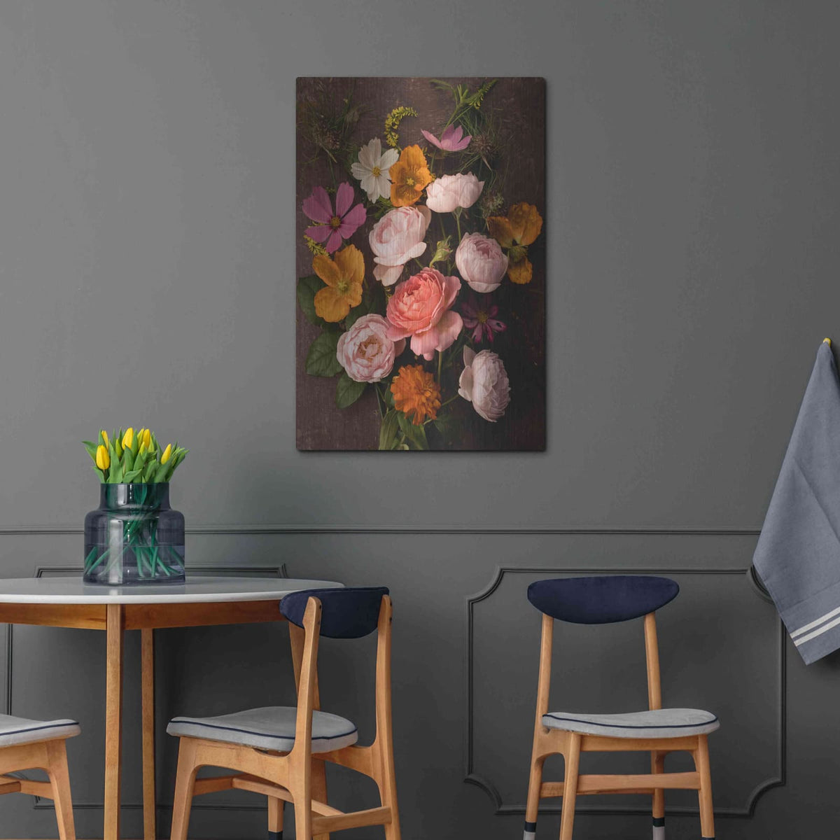 'A Pocket Full of Posies' by Leah McLean – Metal Wall Art, 24x36 room view