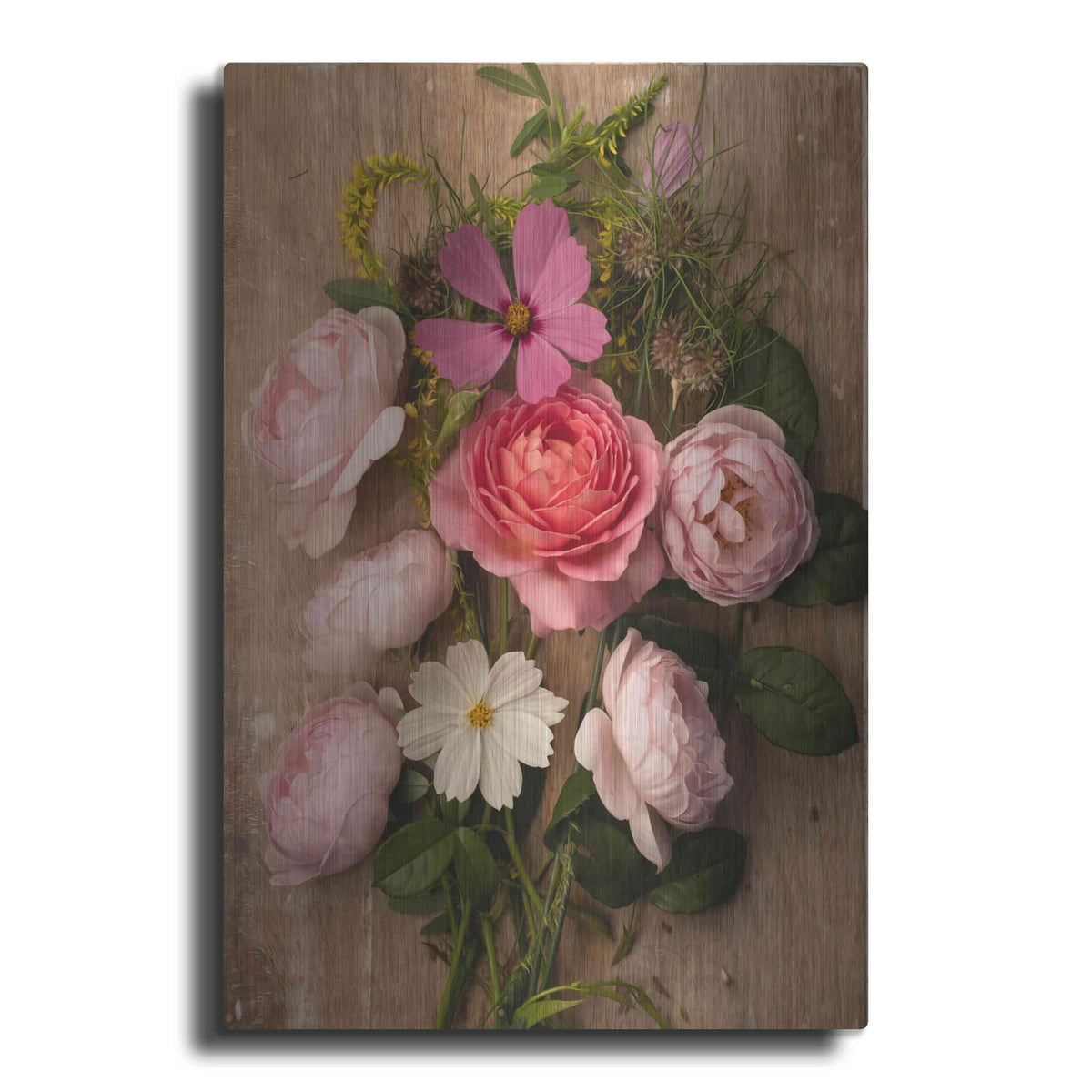 'Rosy Posy' by Leah McLean – Metal Wall Art