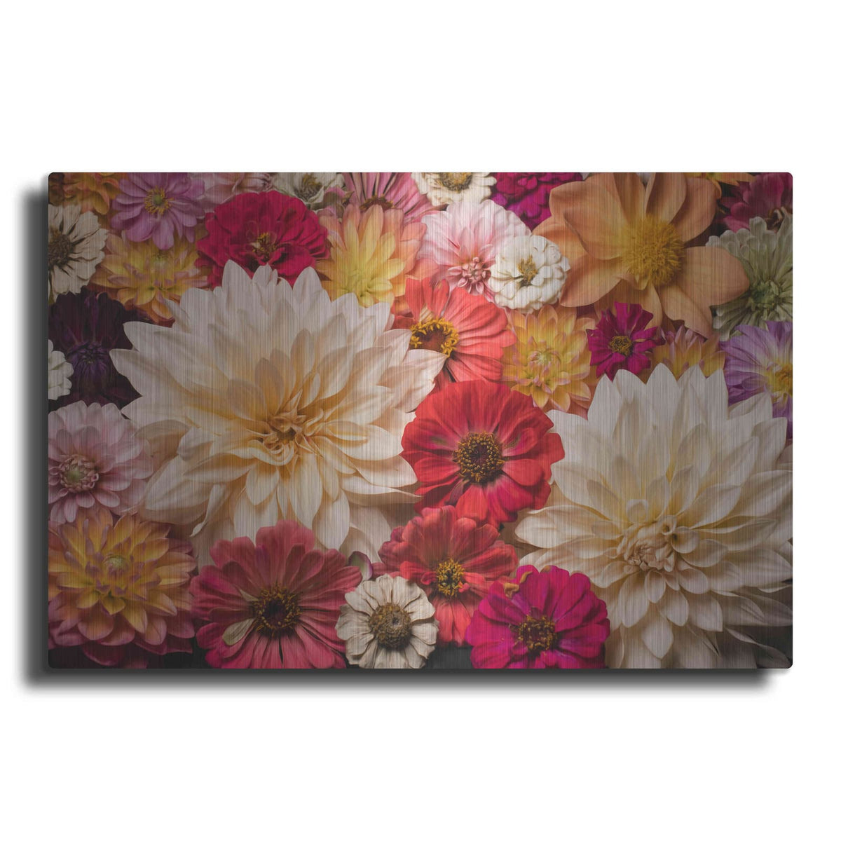 'Dahlia Dream Scape' by Leah McLean – Metal Wall Art
