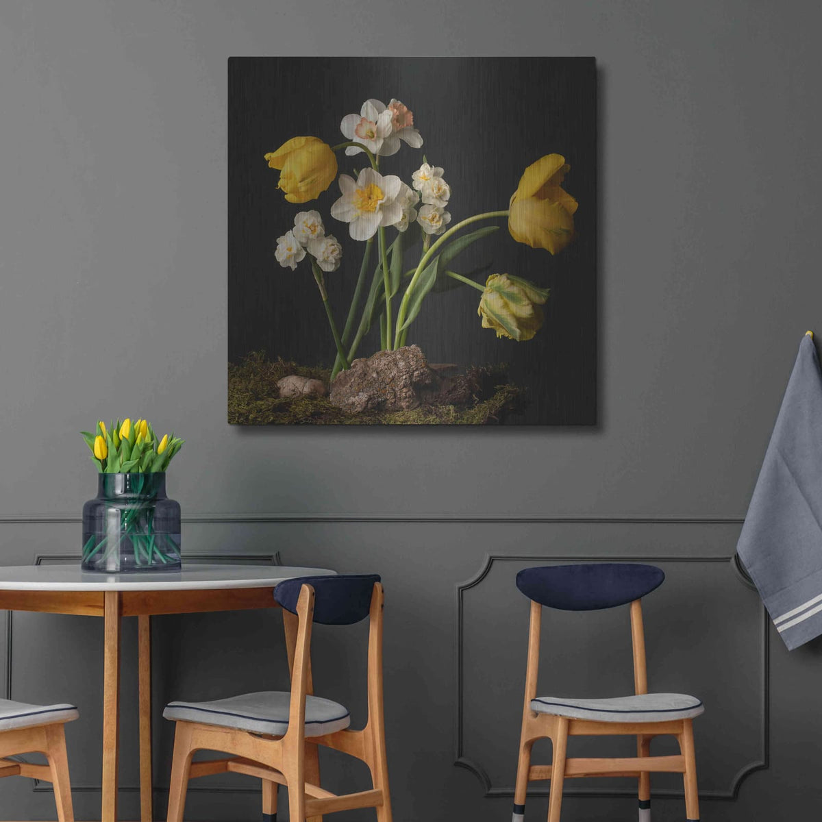 'Signs of Spring' by Leah McLean – Metal Wall Art, 36x36 room view