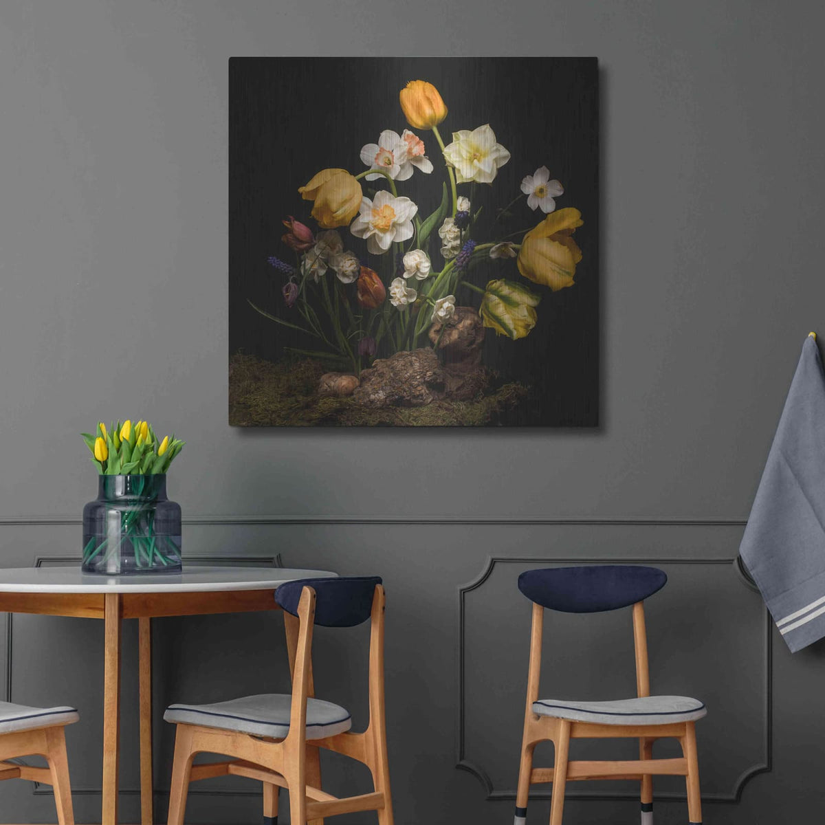 'An Ode to Spring' by Leah McLean – Metal Wall Art, 36x36 room view