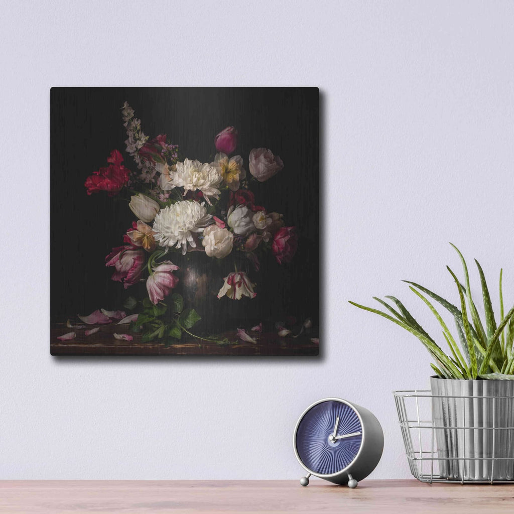 'Mums the Word' by Leah McLean – Metal Wall Art, 12x12 room view