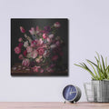 'Spring Blooms in the Pink' by Leah McLean – Metal Wall Art, 12x12 room view