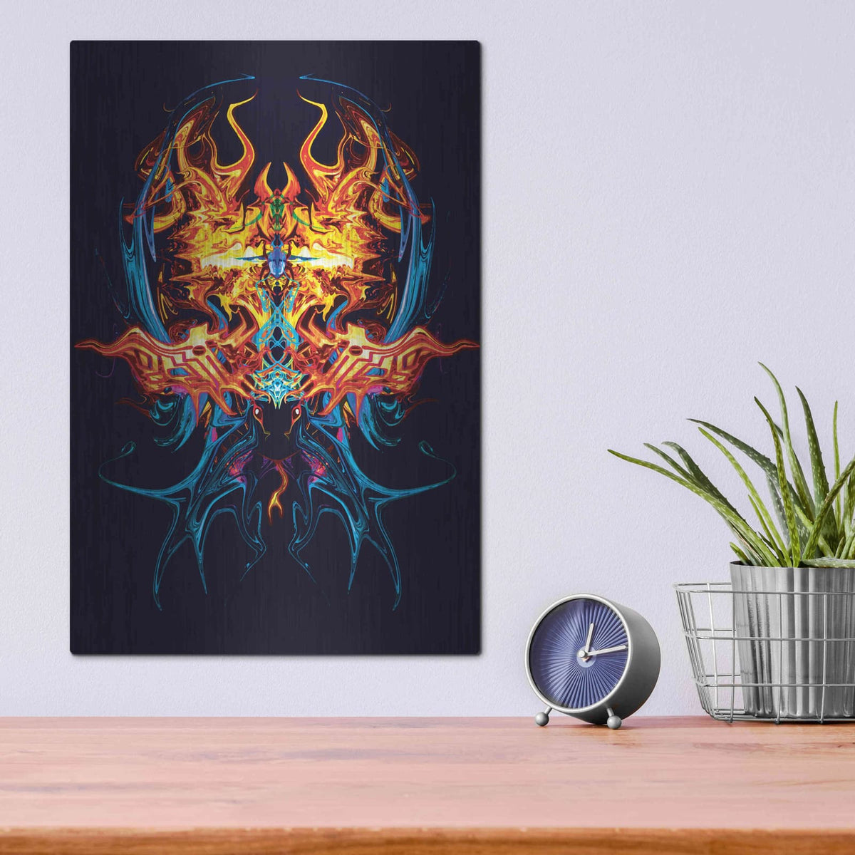 'Scarab' by Michael Stewart – Metal Wall Art, 12x16 room view