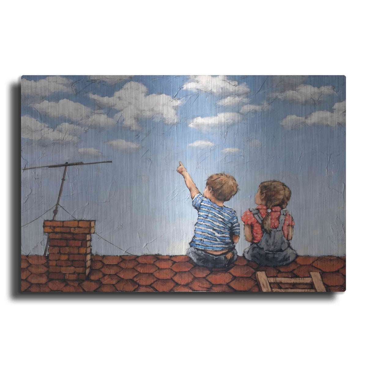 'Counting Clouds' by Alexander Gunin – Metal Wall Art