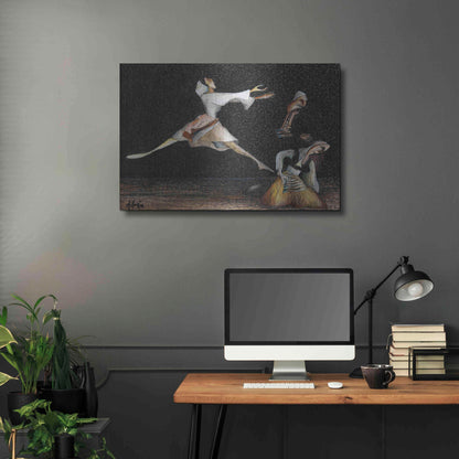 Luxe Metal Art 'Cuca e Maleve' by Samedin Asllani, Metal Wall Art,36x24