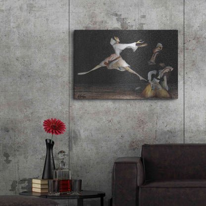 Luxe Metal Art 'Cuca e Maleve' by Samedin Asllani, Metal Wall Art,36x24