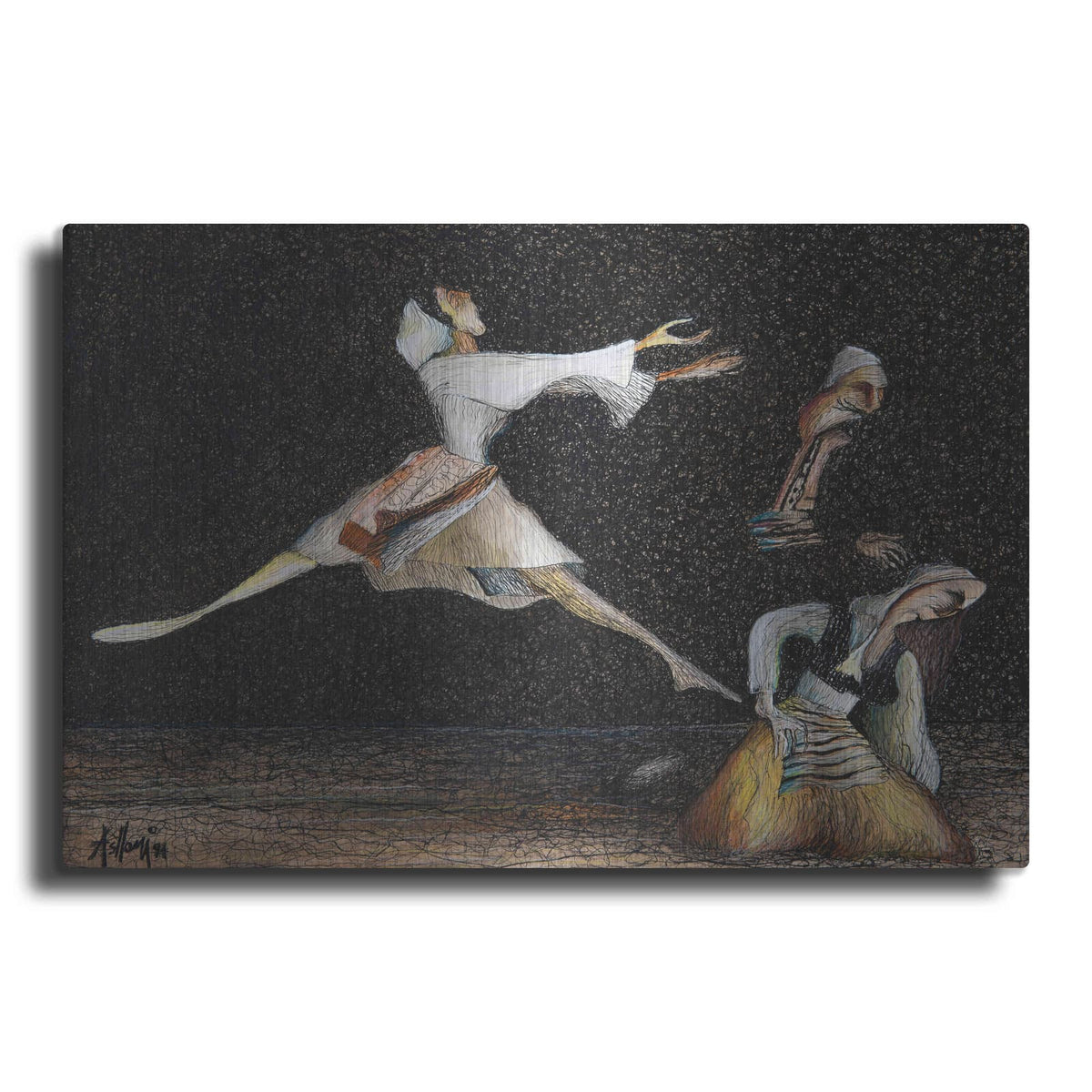 'Cuca e Maleve' by Samedin Asllani – Metal Wall Art