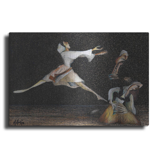 Luxe Metal Art 'Cuca e Maleve' by Samedin Asllani, Metal Wall Art