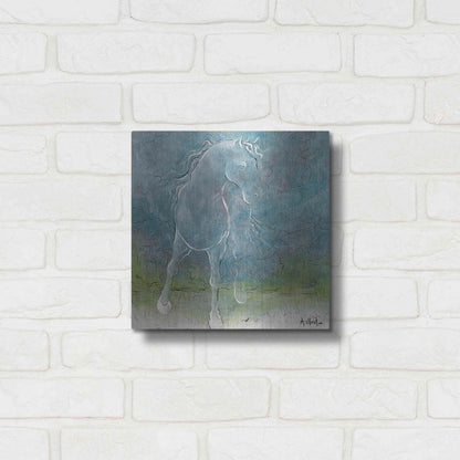 Luxe Metal Art 'And You' by Samedin Asllani, Metal Wall Art,12x12