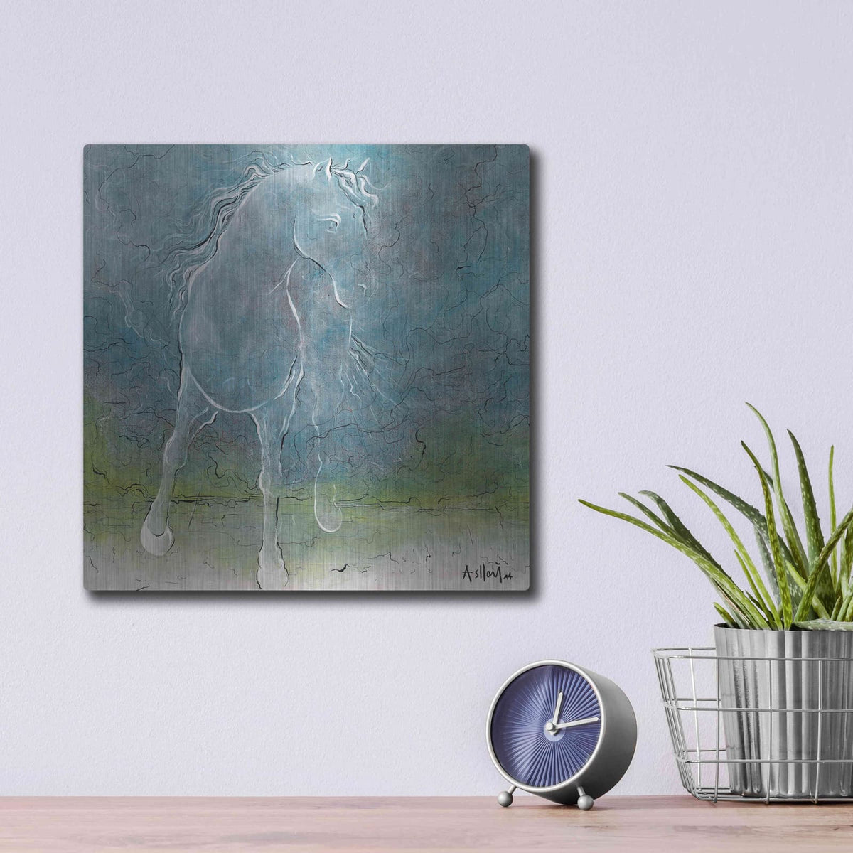 'And You' by Samedin Asllani – Metal Wall Art, 12x12 room view