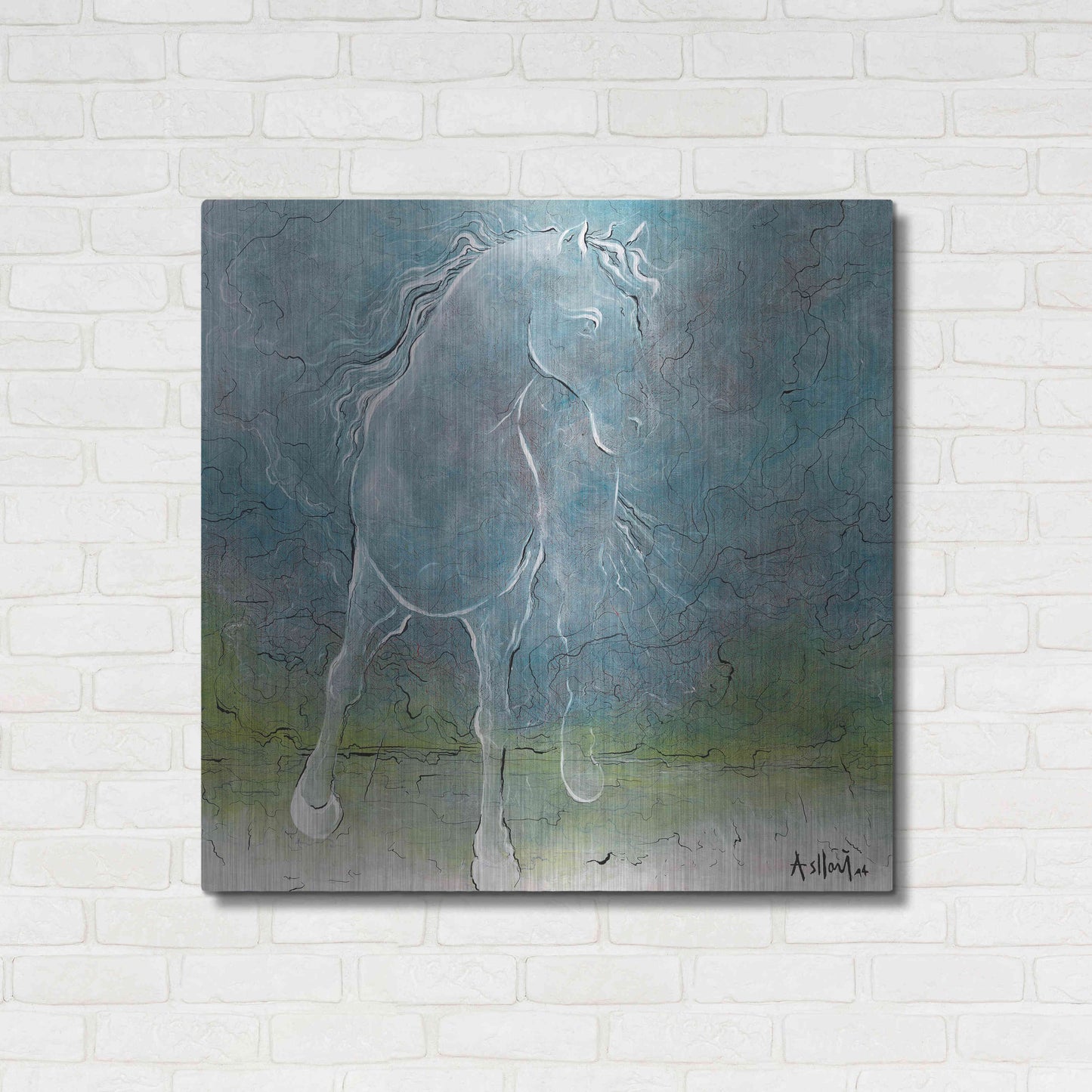 Luxe Metal Art 'And You' by Samedin Asllani, Metal Wall Art,36x36