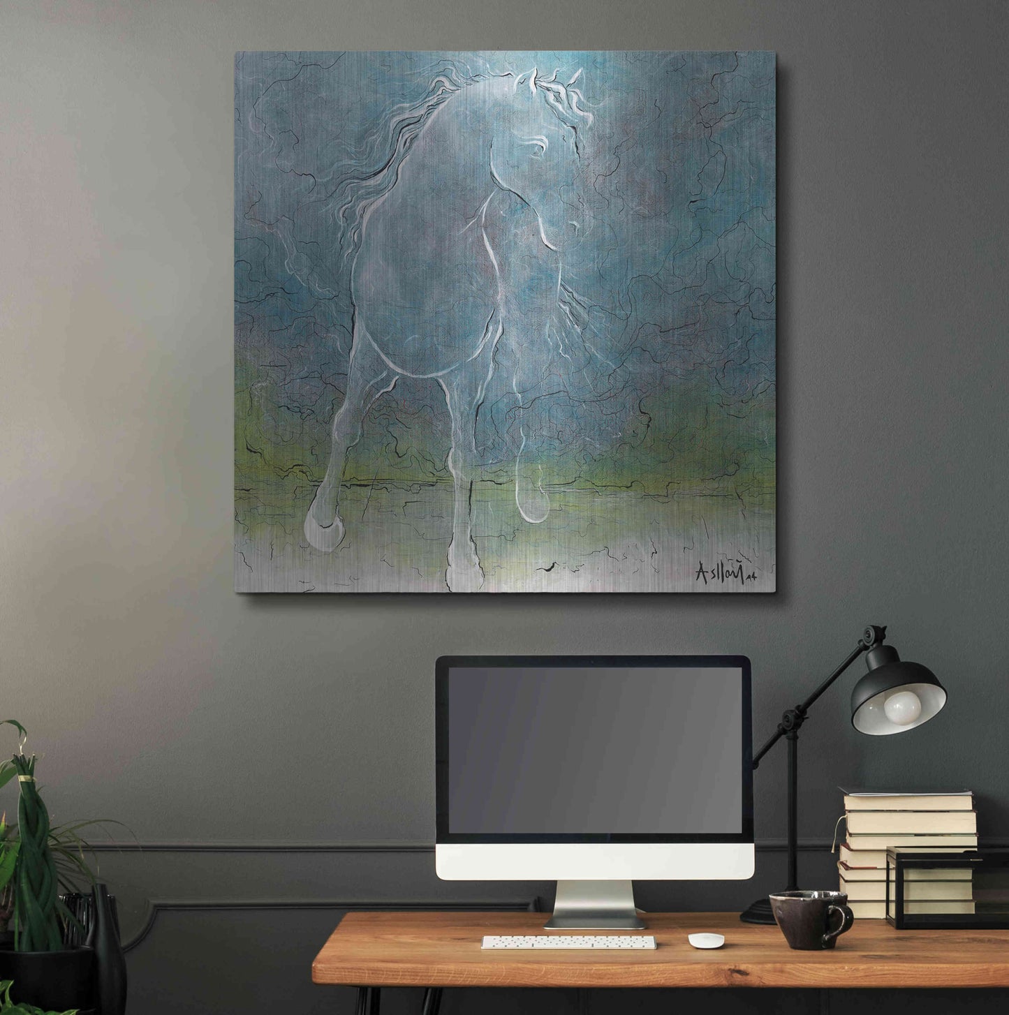 Luxe Metal Art 'And You' by Samedin Asllani, Metal Wall Art,36x36