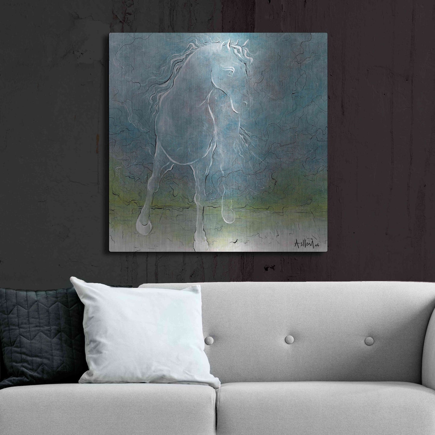 Luxe Metal Art 'And You' by Samedin Asllani, Metal Wall Art,36x36