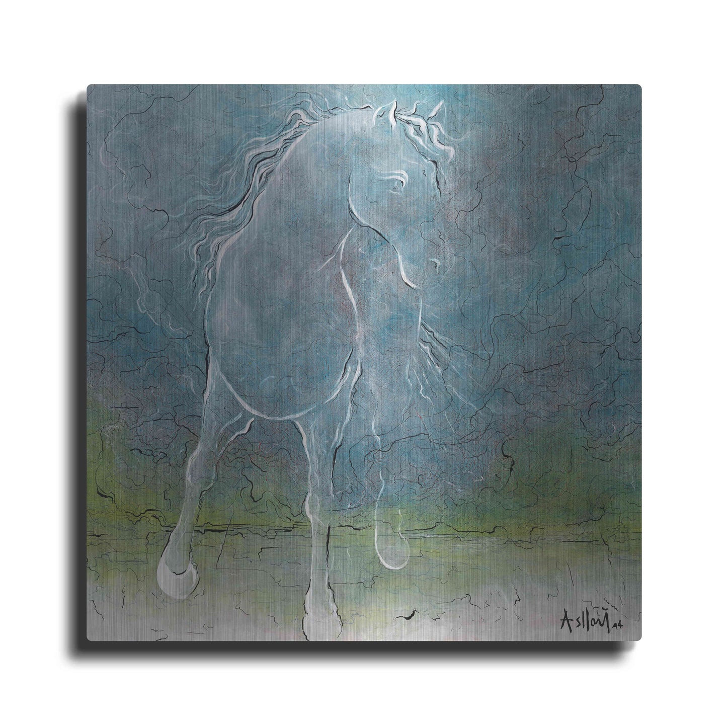 Luxe Metal Art 'And You' by Samedin Asllani, Metal Wall Art