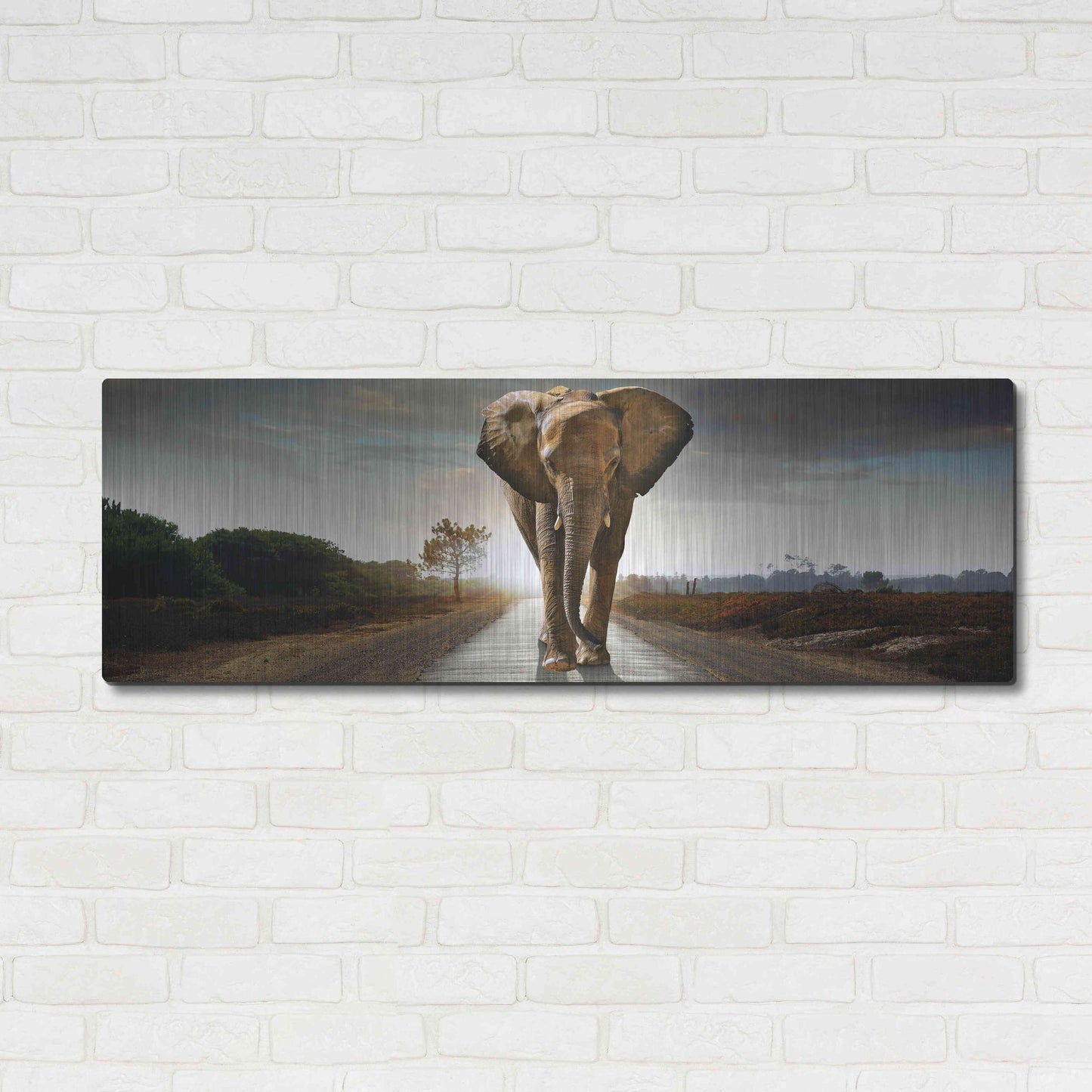 Luxe Metal Art 'Bigger Than Life' by Luxe Portfolio, Metal Wall Art,48x16